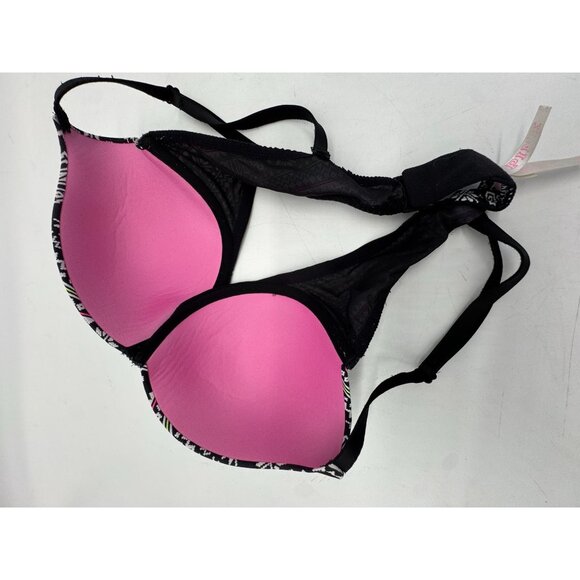 Victoria's Secret Womens Fair Isle Everyday Push-Up Bra Sz 36D Multicolor Casual - Picture 6 of 11